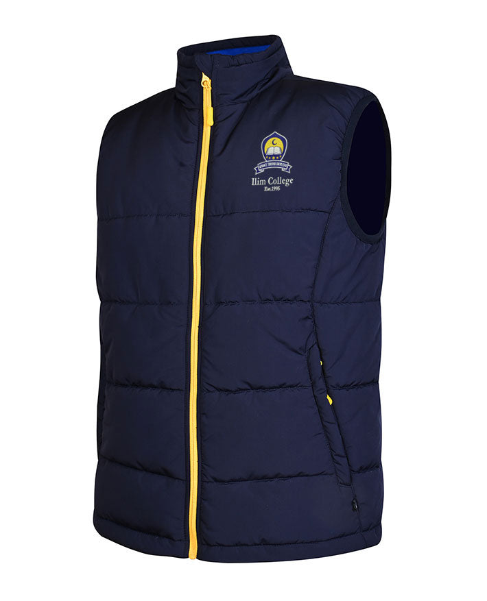 Puffa Vest with Contrast
