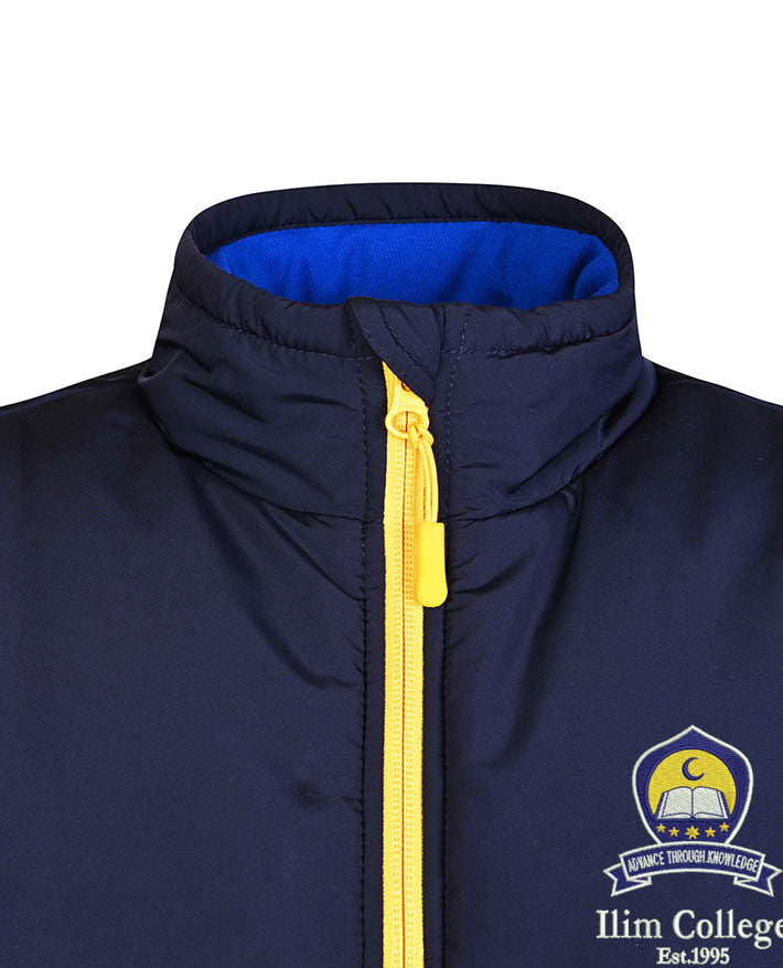 Puffa Vest with Contrast