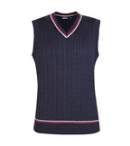 MORRISSEY Wool Blend Textured V Neck Vest
