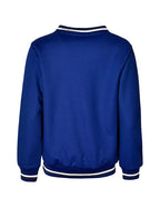 V-Neck Tracksuiting Windcheater - Stripe Rib