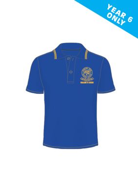 S/S Polo - Stripe Collar