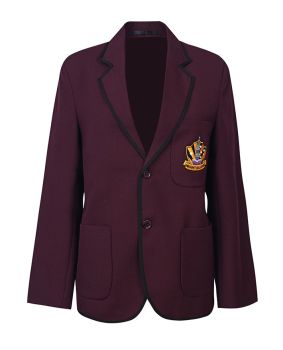 Unisex Twill Blazer with Braid around Edge