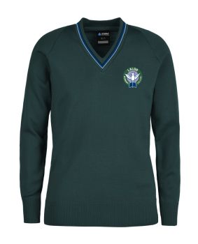Jumper Wool - Stripe Neck