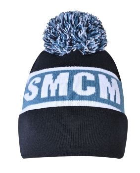Circular Custom Jacquard Beanie with Pom Pom
