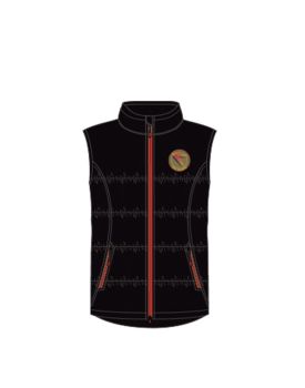 Puffa Vest with Contrast Zips
