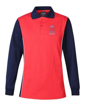 LS Panelled polo with piping