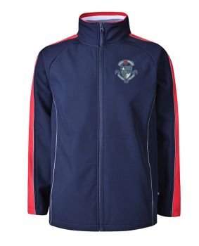 Bonded Softshell with Contrast Panels, Rib Collar Lining & Reflective Piping