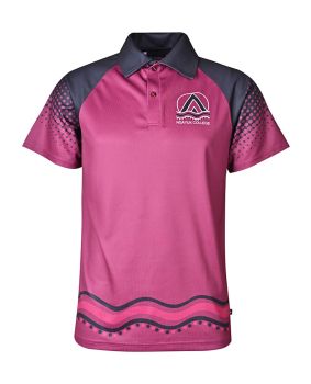 S/S Sublimated Mesh Raglan Polo