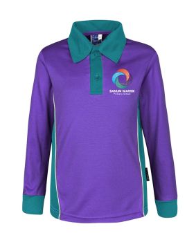 LS CB Mesh Polo-Contrast Panels
