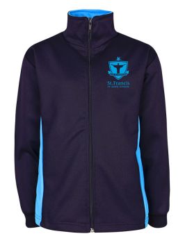 Zip Jacket-Contrast Panels