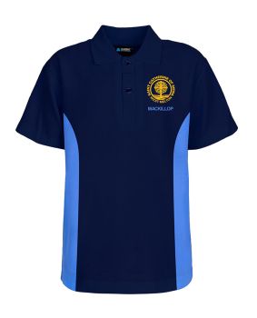 S/S CB Mesh Polo-Contrast Side Panel