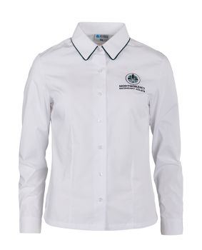 LS Blouse - Piping on Collar