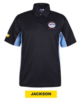 S/S CB Mesh Polo-Panel through Sleeve