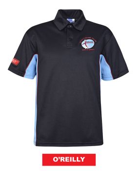 S/S CB Mesh Polo-Panel through Sleeve
