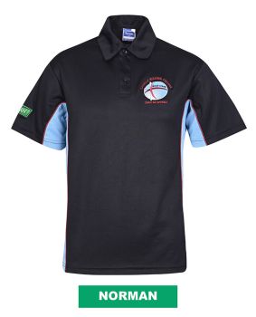 S/S CB Mesh Polo-Panel through Sleeve