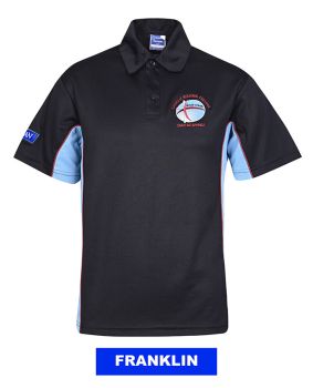 S/S CB Mesh Polo-Panel through Sleeve