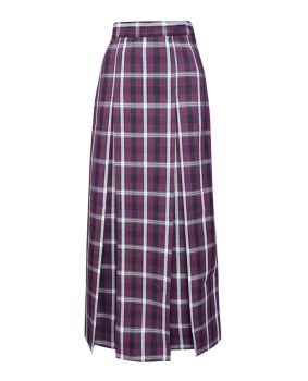 Full Length Box Pleat Skirt