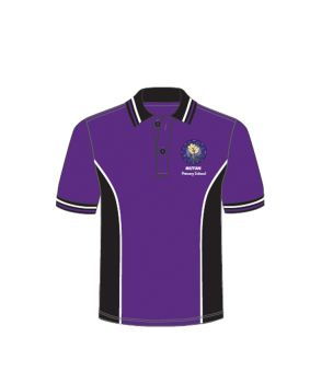 SS CB Mesh Polo-Stripe Collar & Armbands