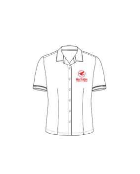 SS Blouse-Contrast Piping