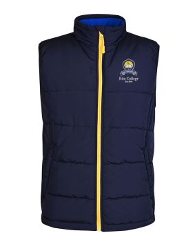 Puffa Vest with Contrast