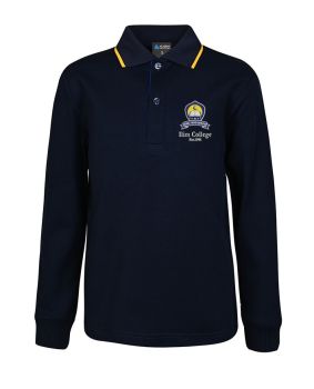 LS CB Mesh Polo With Contrast