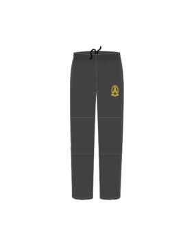Stretch Gab Elastic Waist Pants - Double Knee