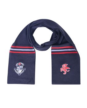 Wool Blend Double Loop End Scarf